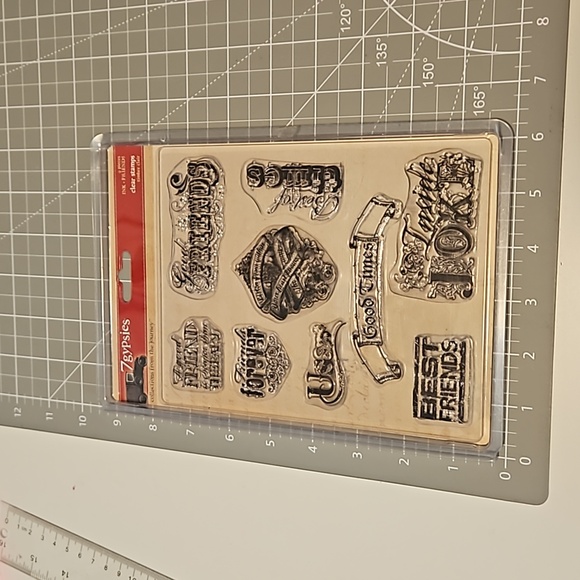 FRIENDS 7 Gypsies clear stamp set - Picture 6 of 6